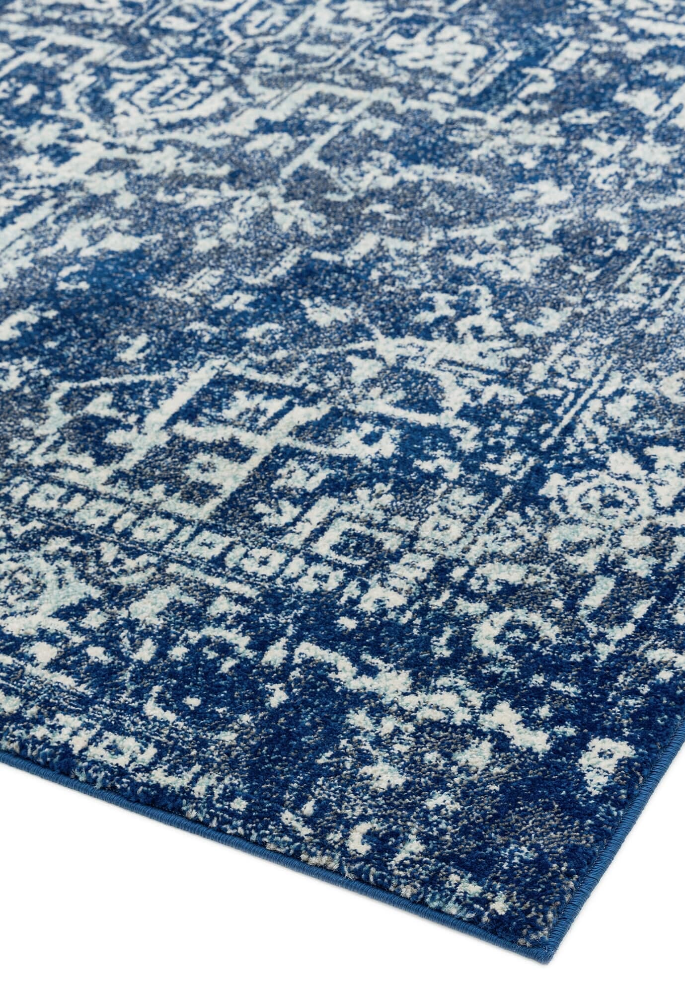 Product photograph of Asiatic Carpets Nova Machine Woven Rug Antique Navy - 200 X 290cm from Olivia's.