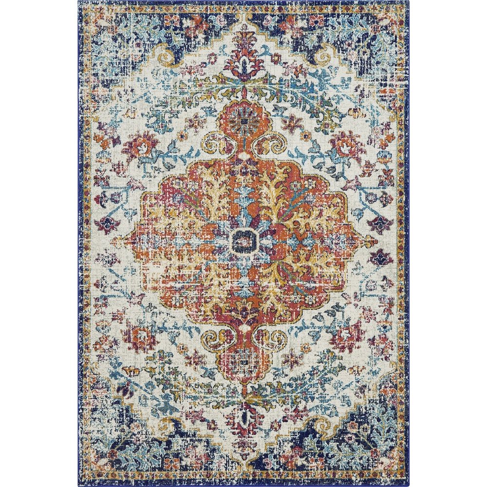 Product photograph of Asiatic Carpets Nova Machine Woven Rug Medallion Multi - 160 X 230cm from Olivia's