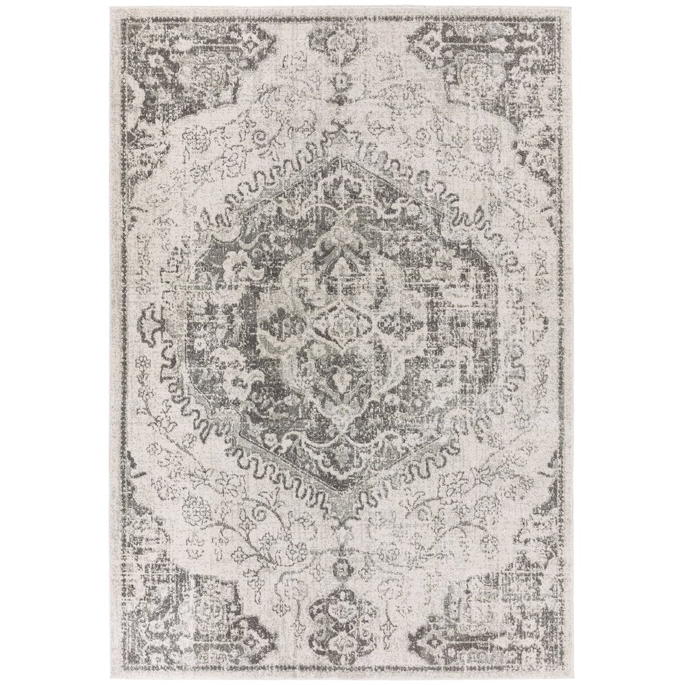 Product photograph of Asiatic Carpets Nova Machine Woven Rug Medallion Ivory - 160 X 230cm from Olivia's