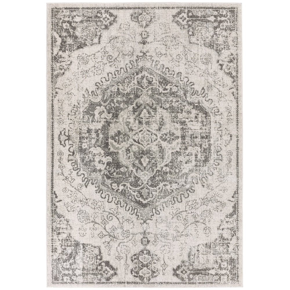 Product photograph of Asiatic Carpets Nova Machine Woven Rug Medallion Ivory - 200 X 290cm from Olivia's