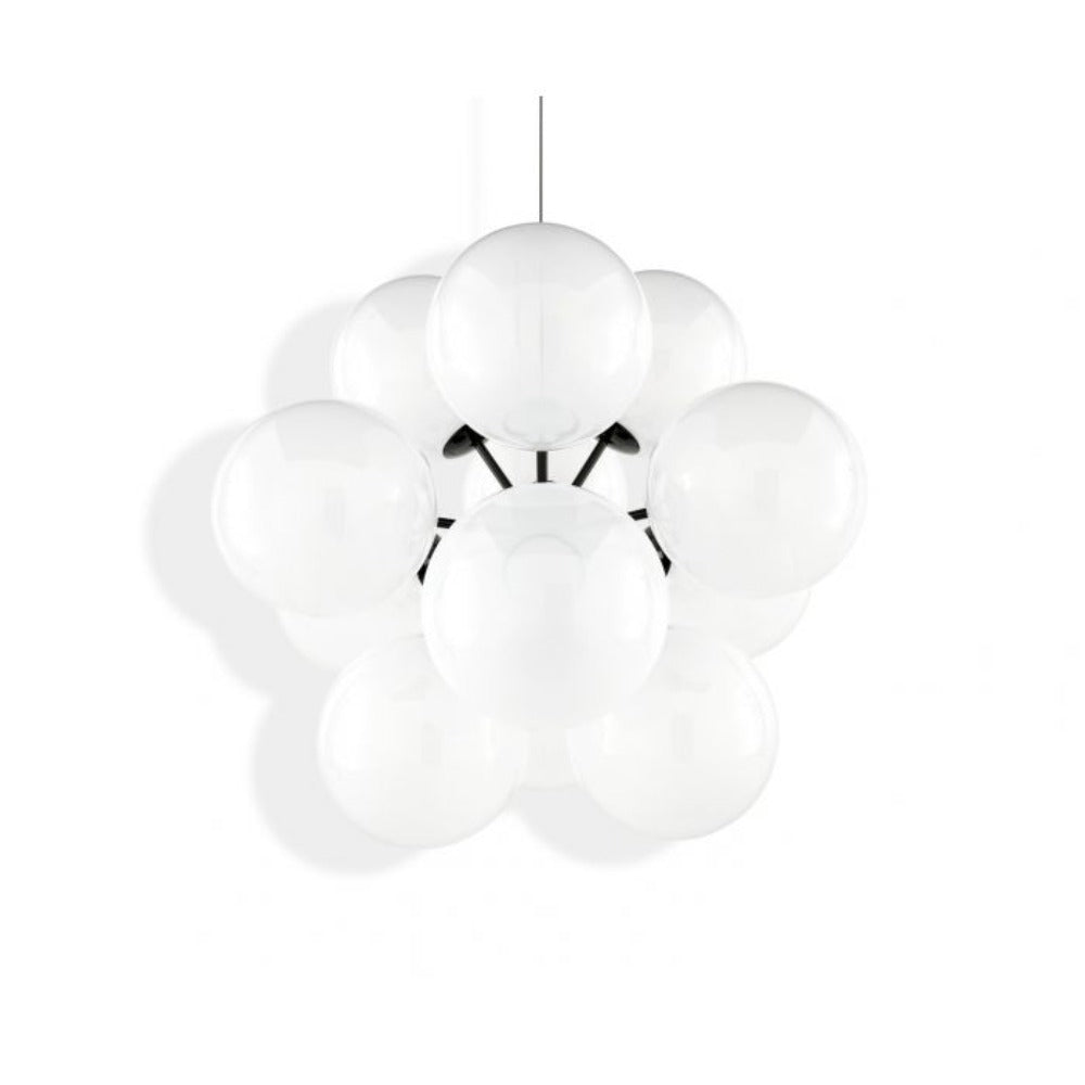 Product photograph of Tom Dixon Globe Burst Opalescent Burst Chandelier from Olivia's.