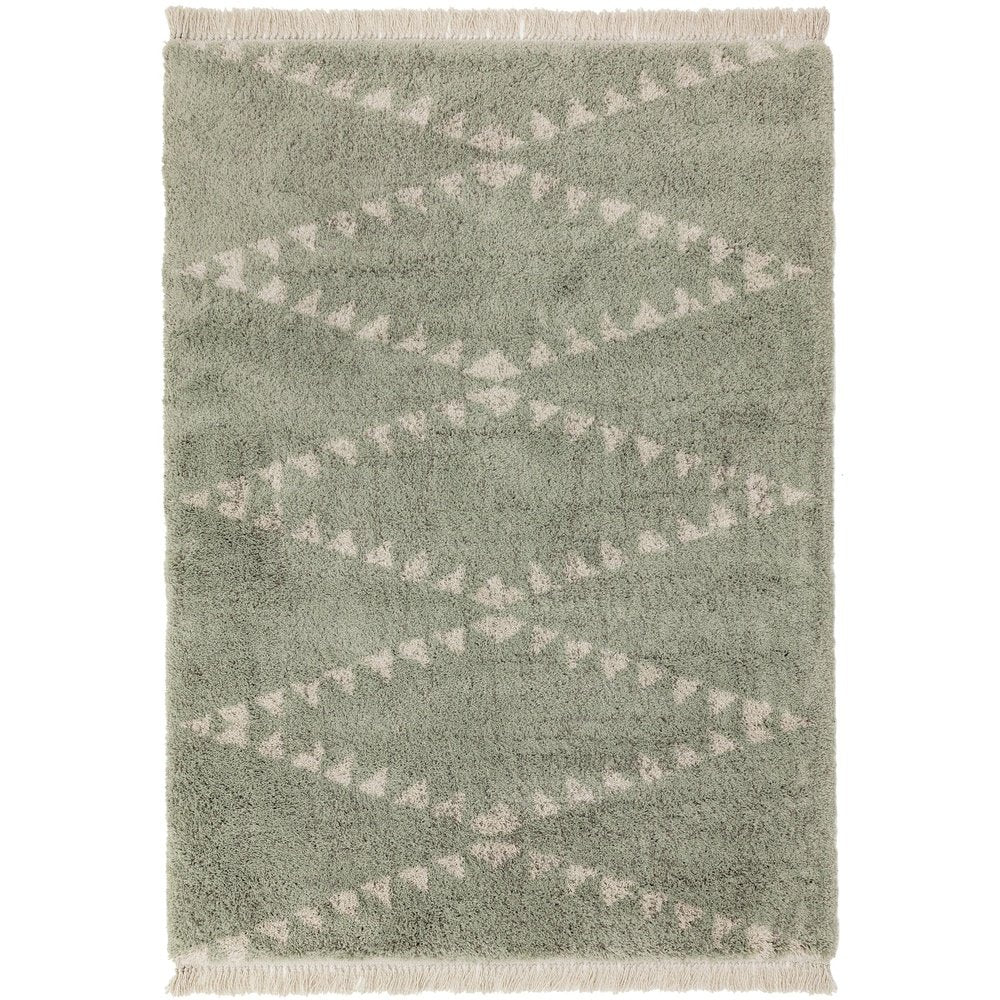 Asiatic Carpets Rocco Machine Woven Rug GREEN - 120 x 170cm