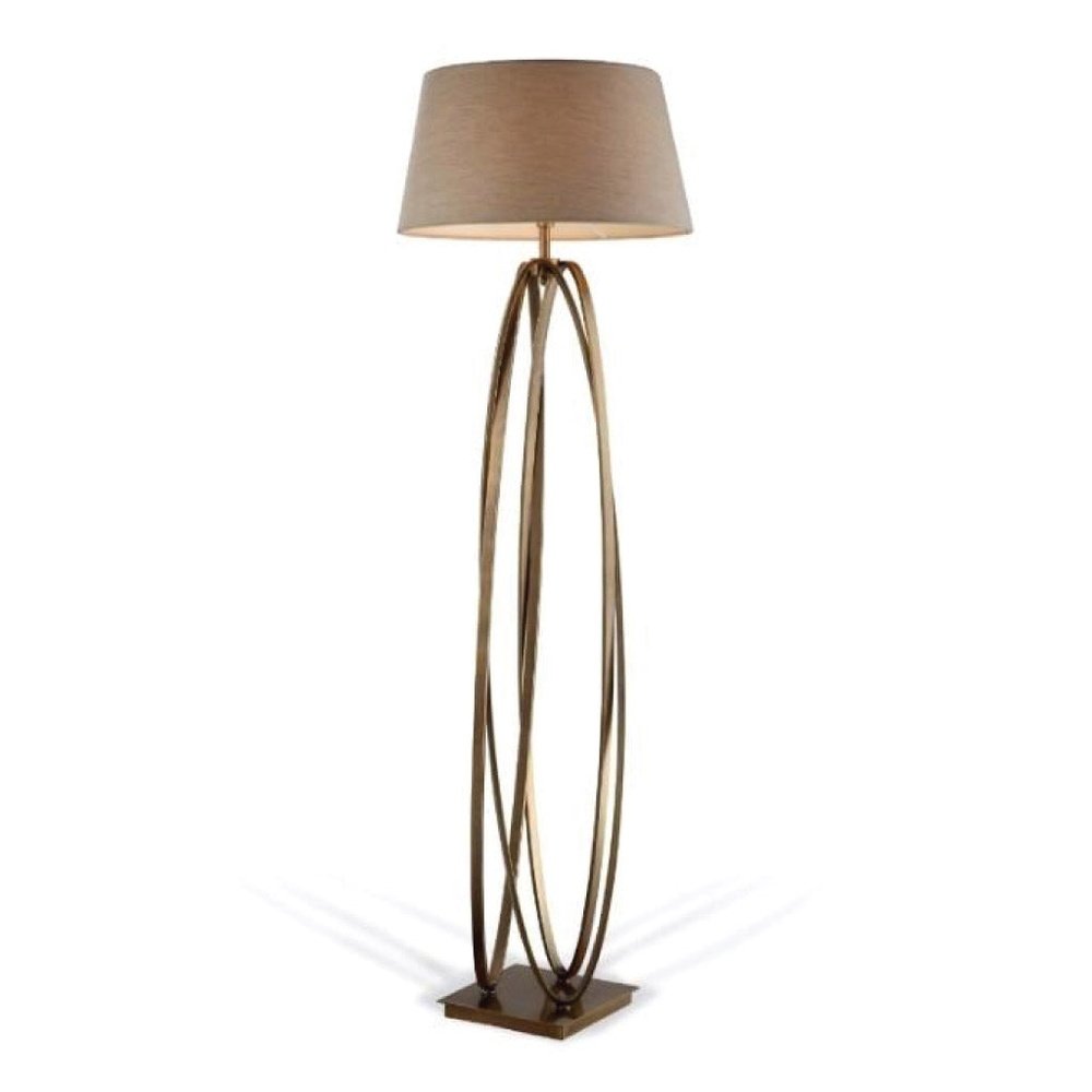 Rv Astley Brisa Floor Lamp Antique Brass