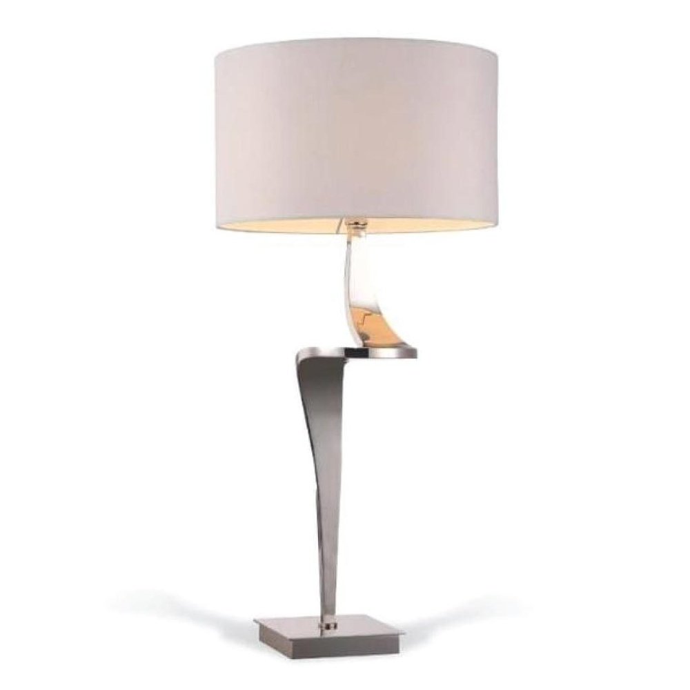 Product photograph of Rv Astley Enzo Nickel Table Lamp Right from Olivia's.