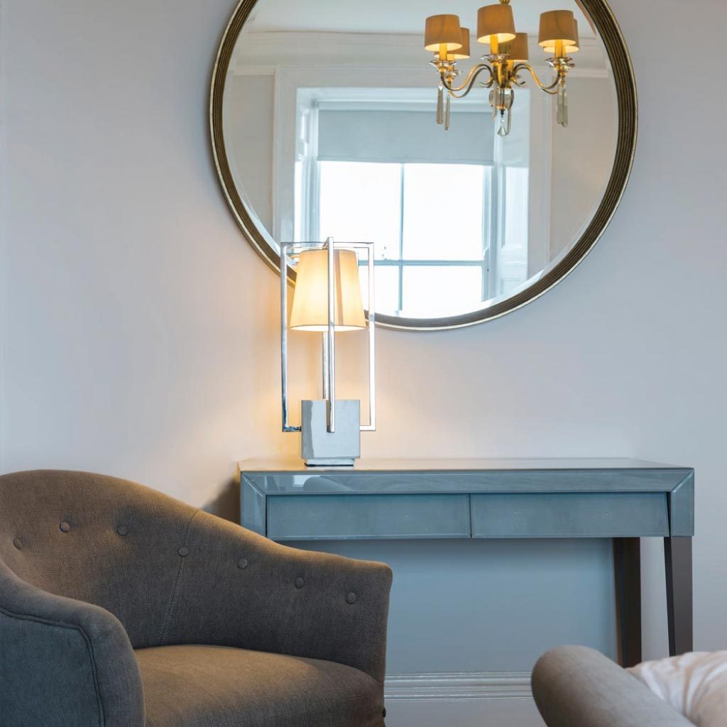 Product photograph of Rv Astley Foyle Wall Mirror Distressed Gold Leaf Finish from Olivia's.