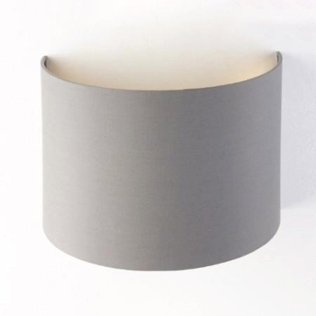 Product photograph of Rv Astley Grey Wall Shade With Gold Lining Outlet from Olivia's