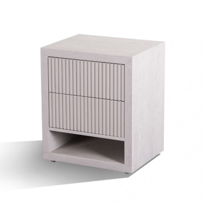 Product photograph of Rv Astley Marans 2 Drawer Side Table from Olivia's