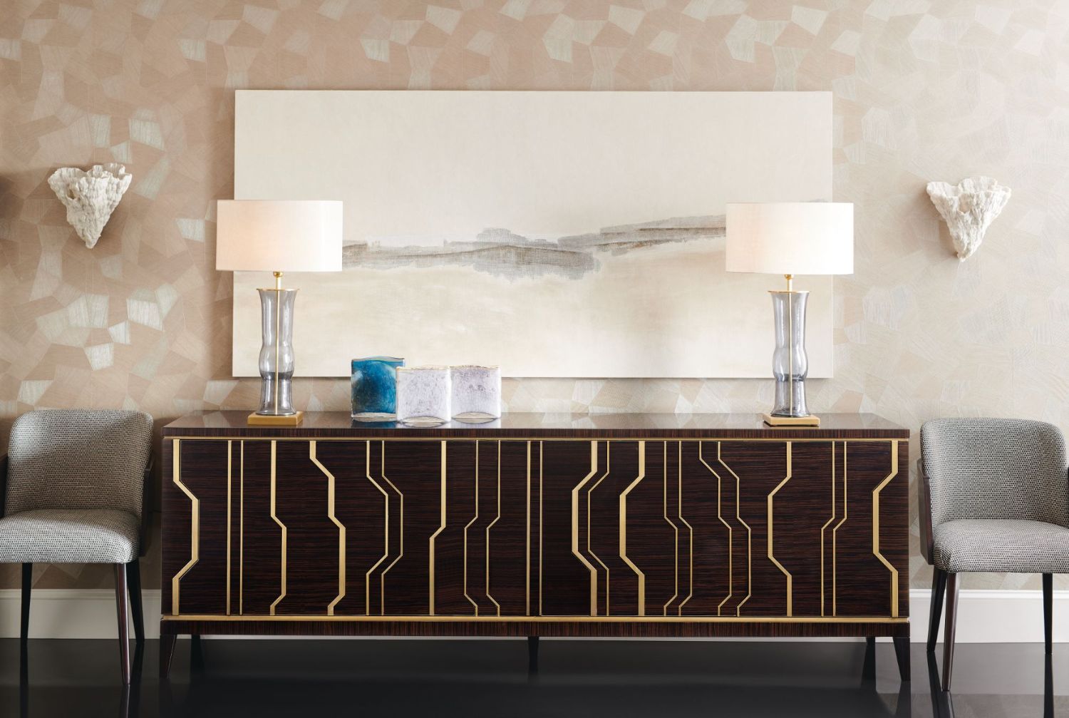 Caracole Signature Urban The Skyline Credenza Sideboard