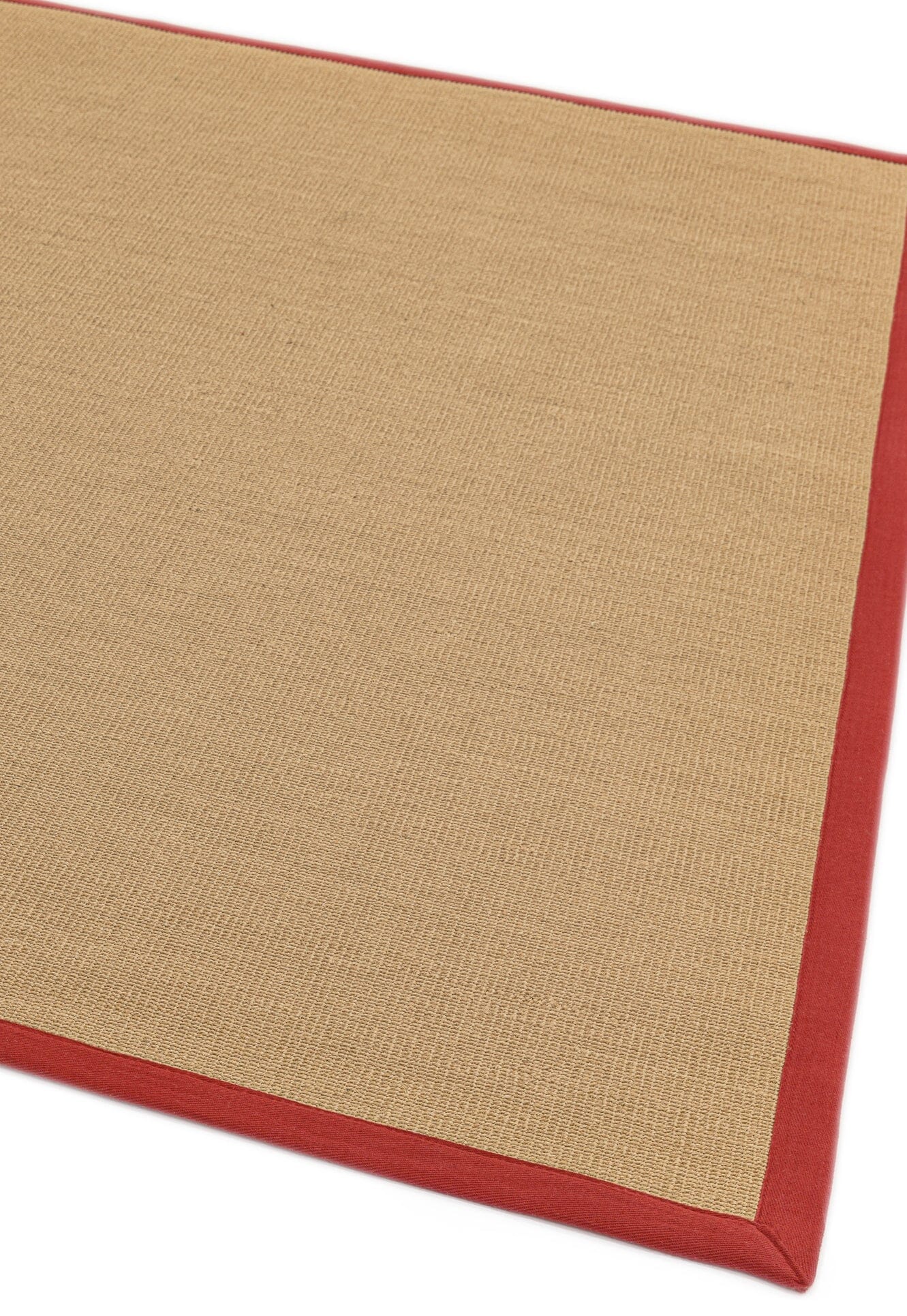 Product photograph of Asiatic Carpets Sisal Machine Woven Rug Linen Red - 120 X 180cm from Olivia's.