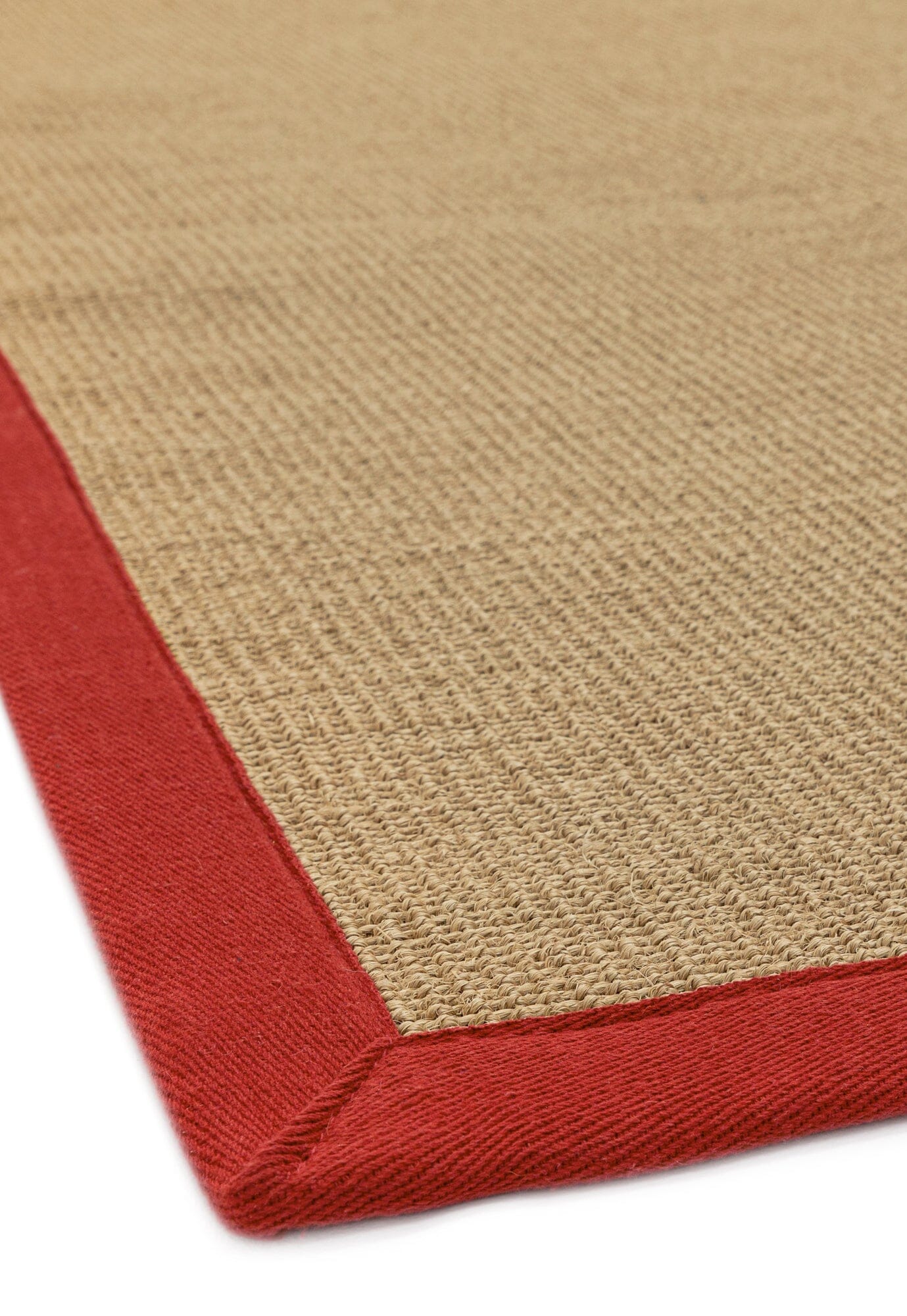 Product photograph of Asiatic Carpets Sisal Machine Woven Rug Linen Red - 120 X 180cm from Olivia's.