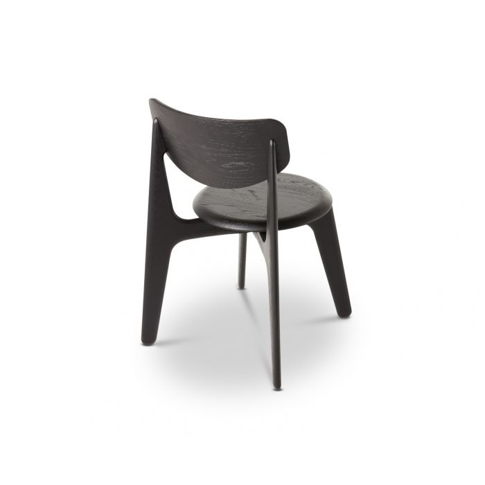Product photograph of Tom Dixon Slab Chair Black Upholstered Black Upholstered from Olivia's.