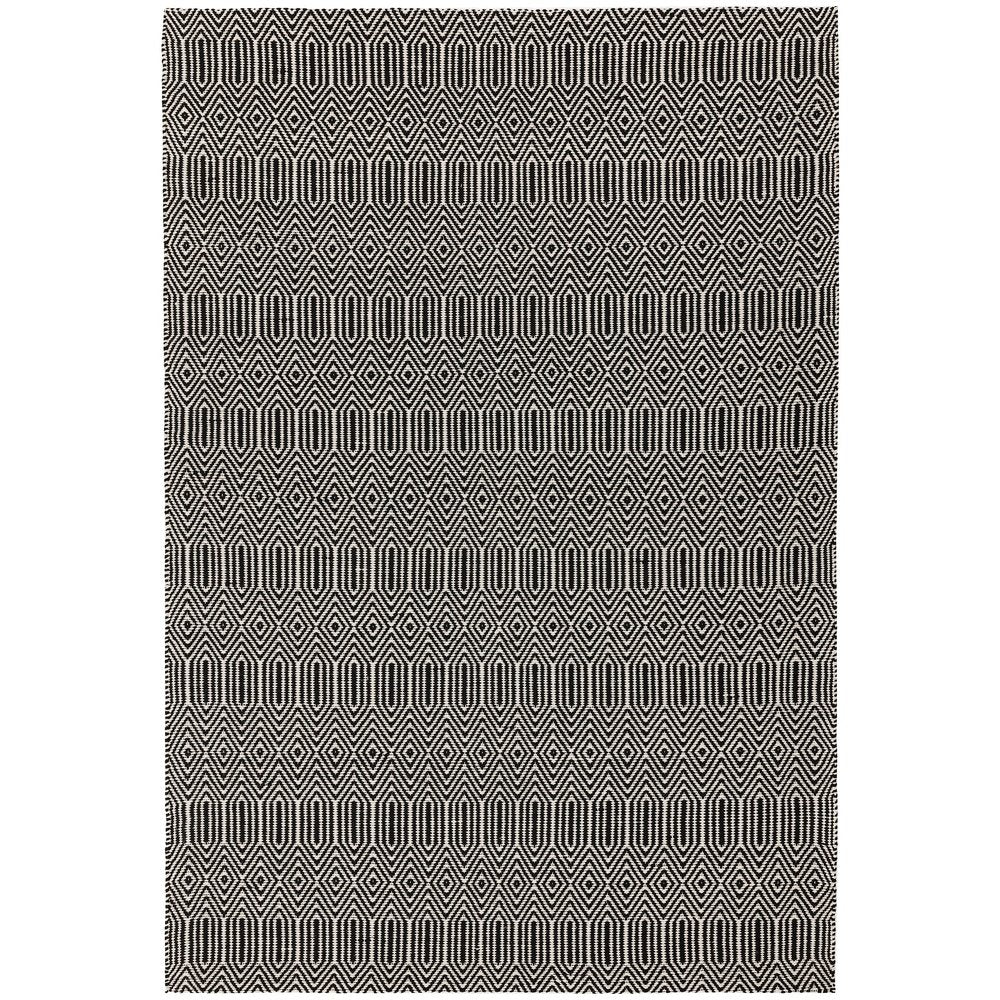 Product photograph of Asiatic Carpets Sloan Hand Woven Rug Black - 160 X 230cm from Olivia's