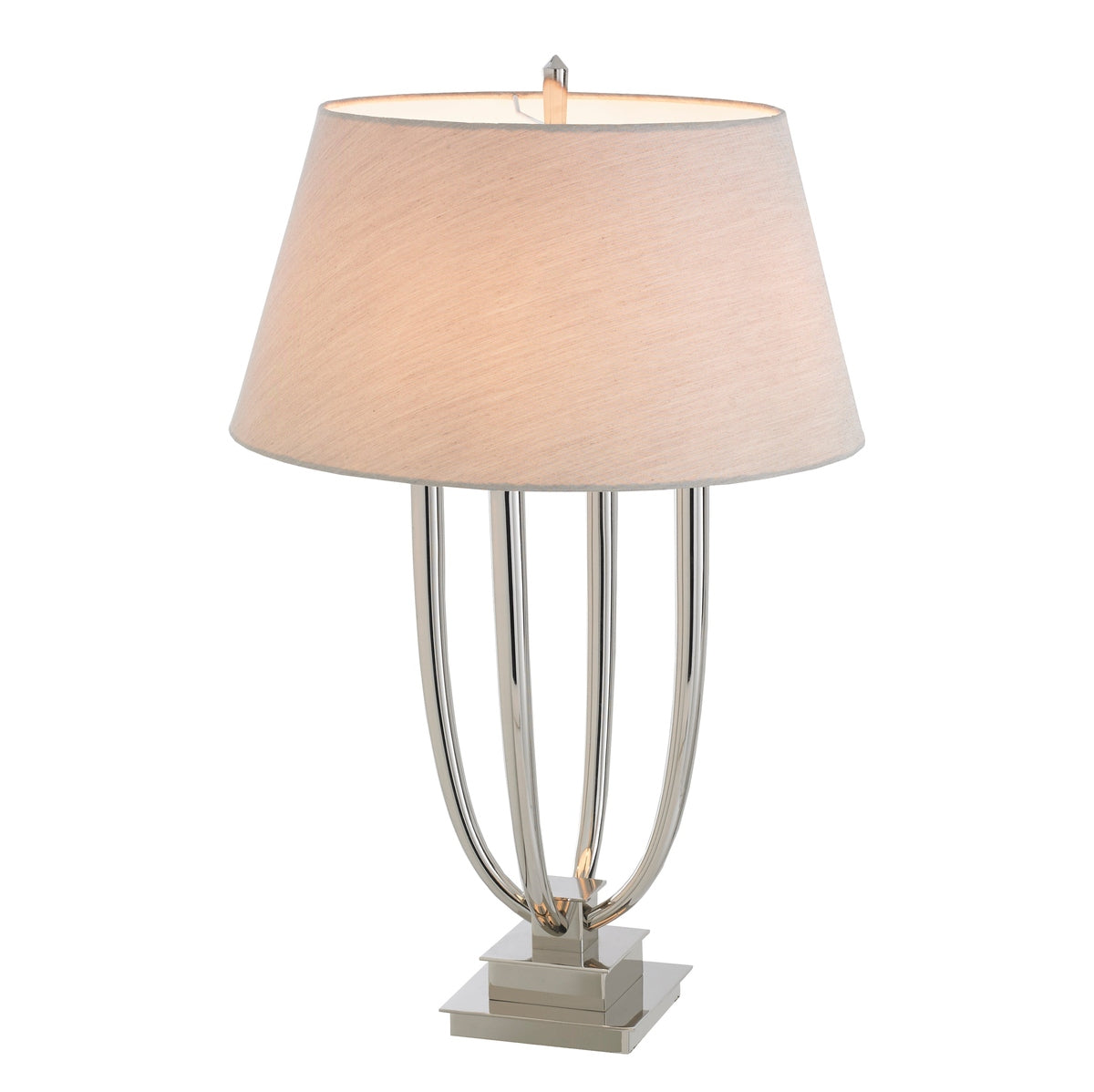 Rv Astley Aurora Table Lamp Nickel Small