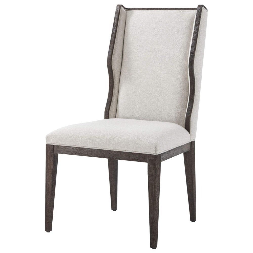 Product photograph of Ta Studio Della Dining Chair In Kendal Linen from Olivia's