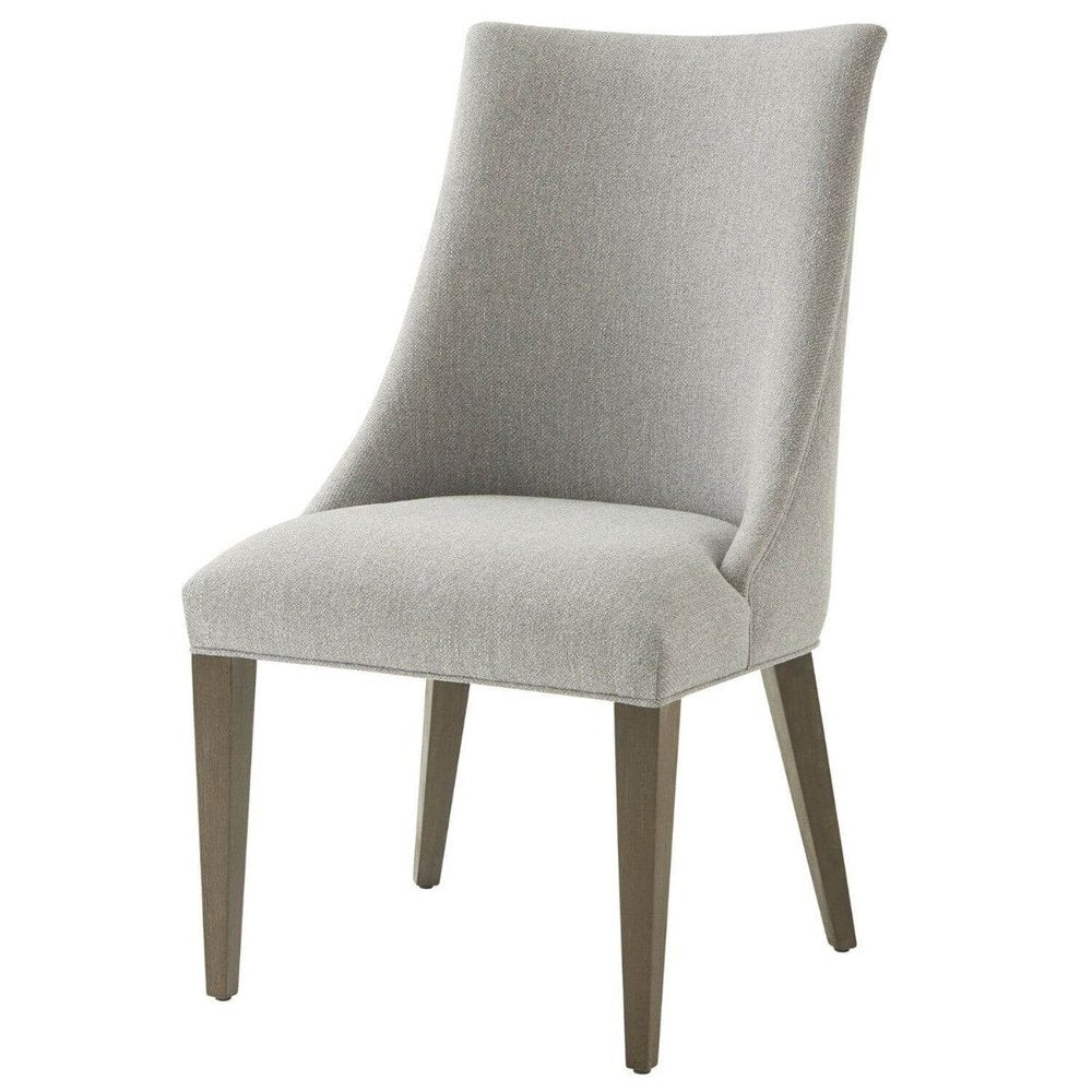 Product photograph of Ta Studio Adele Dining Chair In Kendal Mercury from Olivia's