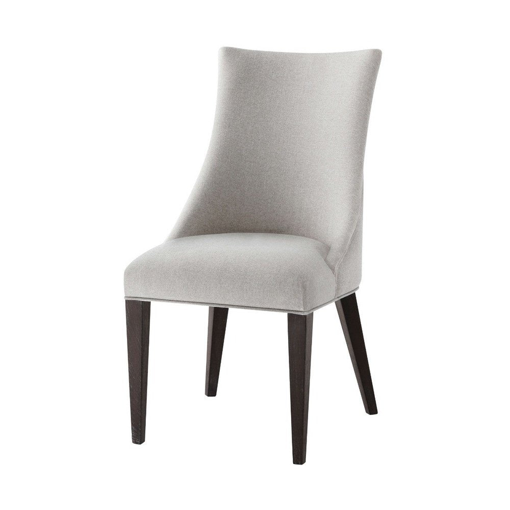 Product photograph of Ta Studio Ezra Dining Chair In Kendal Linen from Olivia's