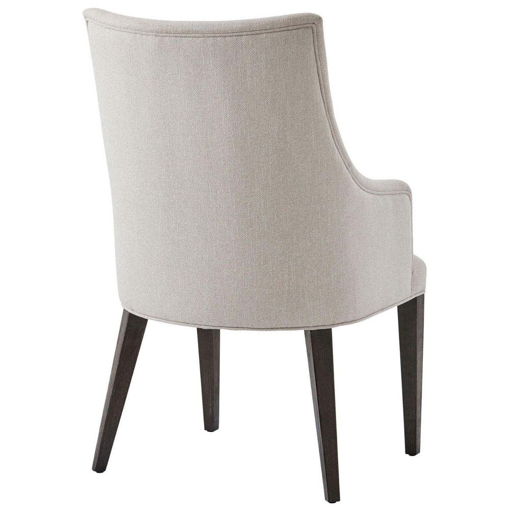 Product photograph of Ta Studio Adele Dining Chair With Arms In Kendal Linen from Olivia's.