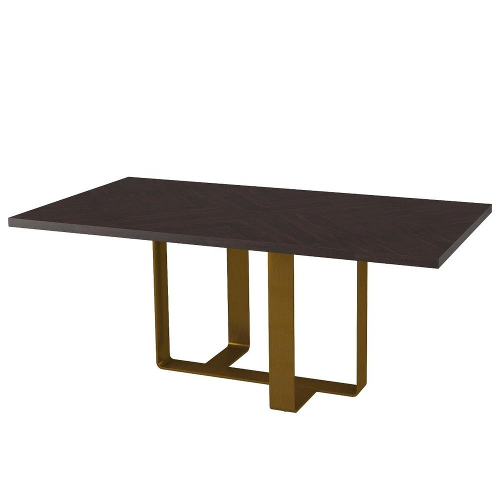 Product photograph of Ta Studio Medium Dining Table Adley In Almond from Olivia's