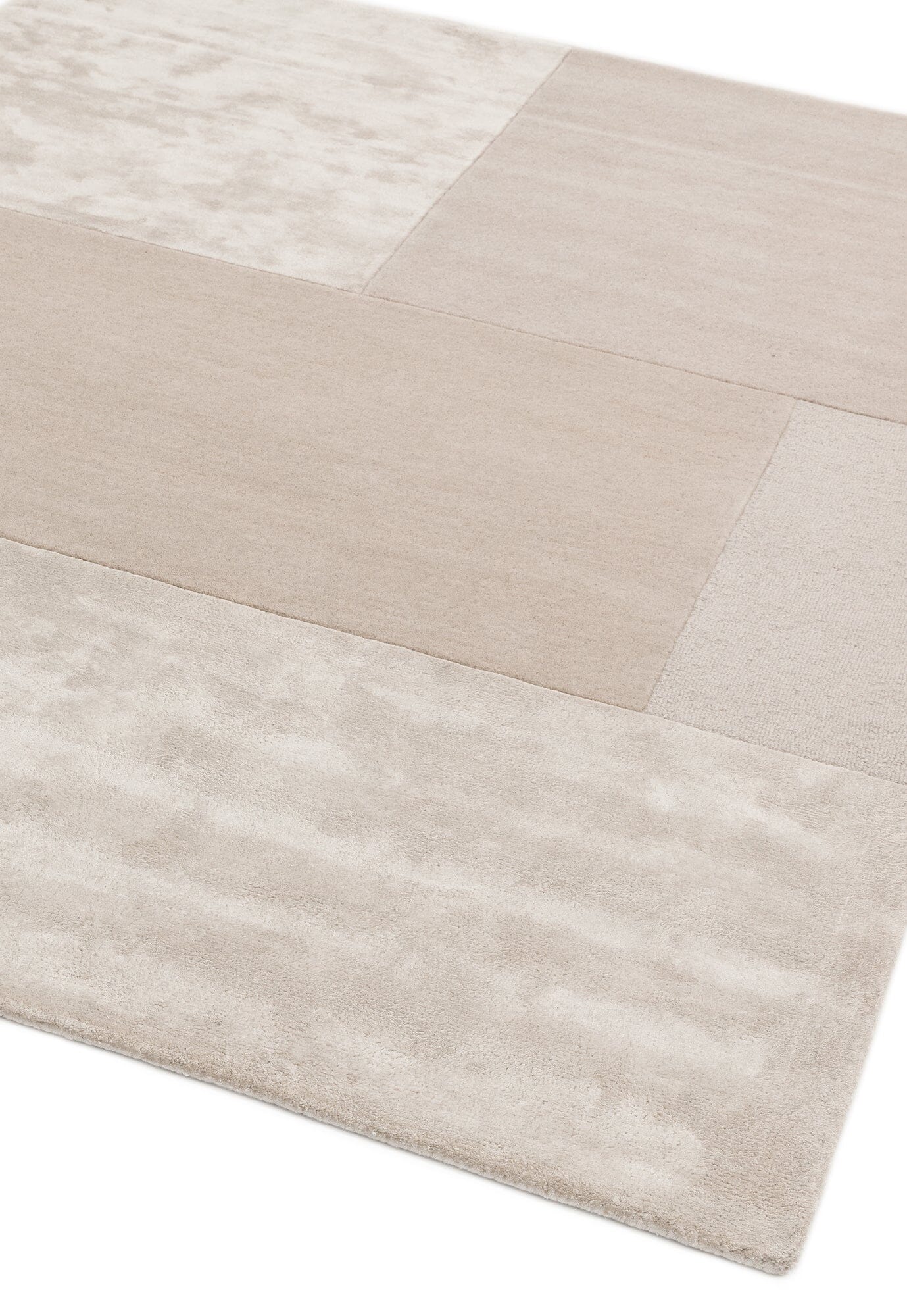 Product photograph of Asiatic Carpets Tate Tonal Textures Hand Tufted Rug Ivory - 160 X 230cm from Olivia's.