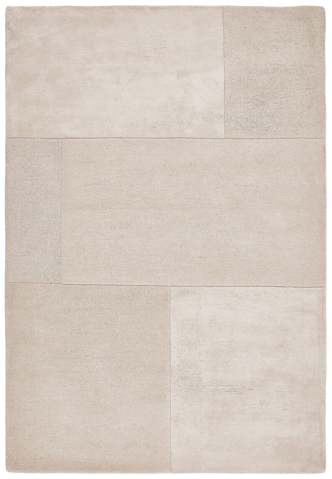 Product photograph of Asiatic Carpets Tate Tonal Textures Hand Tufted Rug Ivory - 160 X 230cm from Olivia's