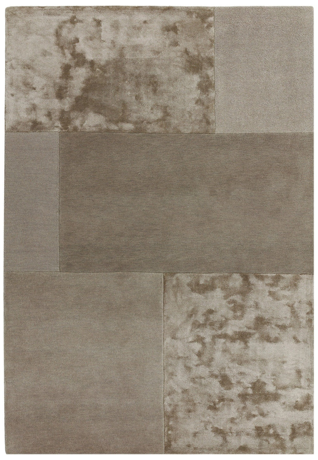 Product photograph of Asiatic Carpets Tate Tonal Textures Hand Tufted Rug Smoke - 160 X 230cm from Olivia's