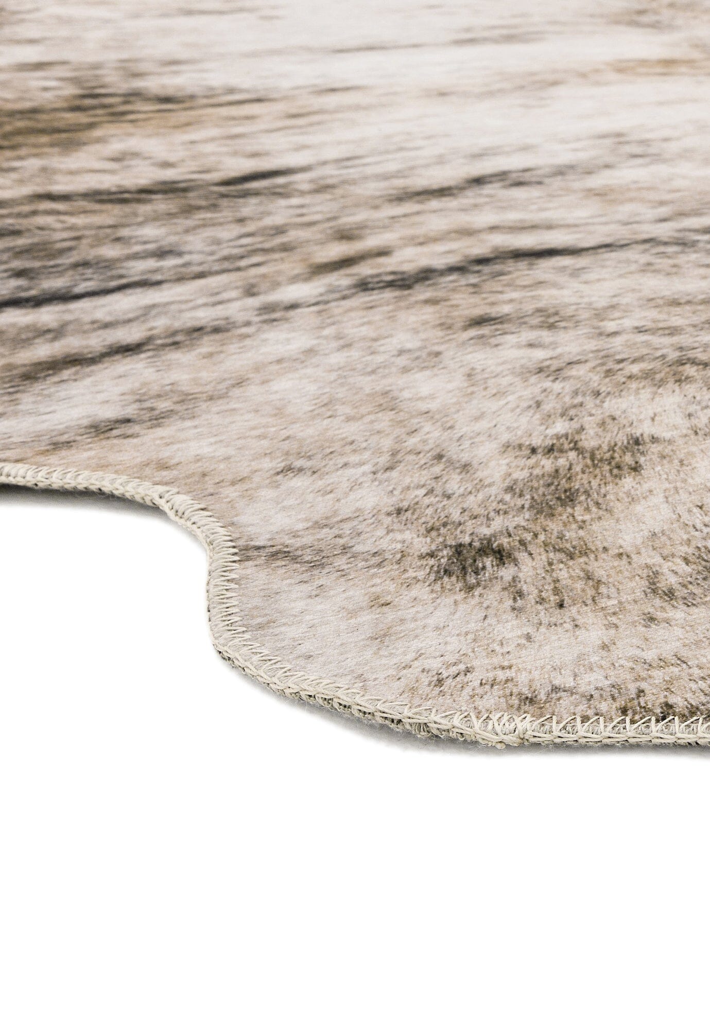 Product photograph of Asiatic Carpets Texas Faux Cowhide Chromajet Print Rug Grey - 190 X 240cm from Olivia's.