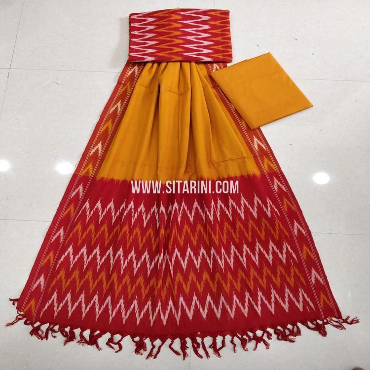 ikat cotton dress