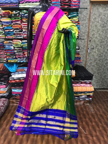 plain dress with pattu dupatta