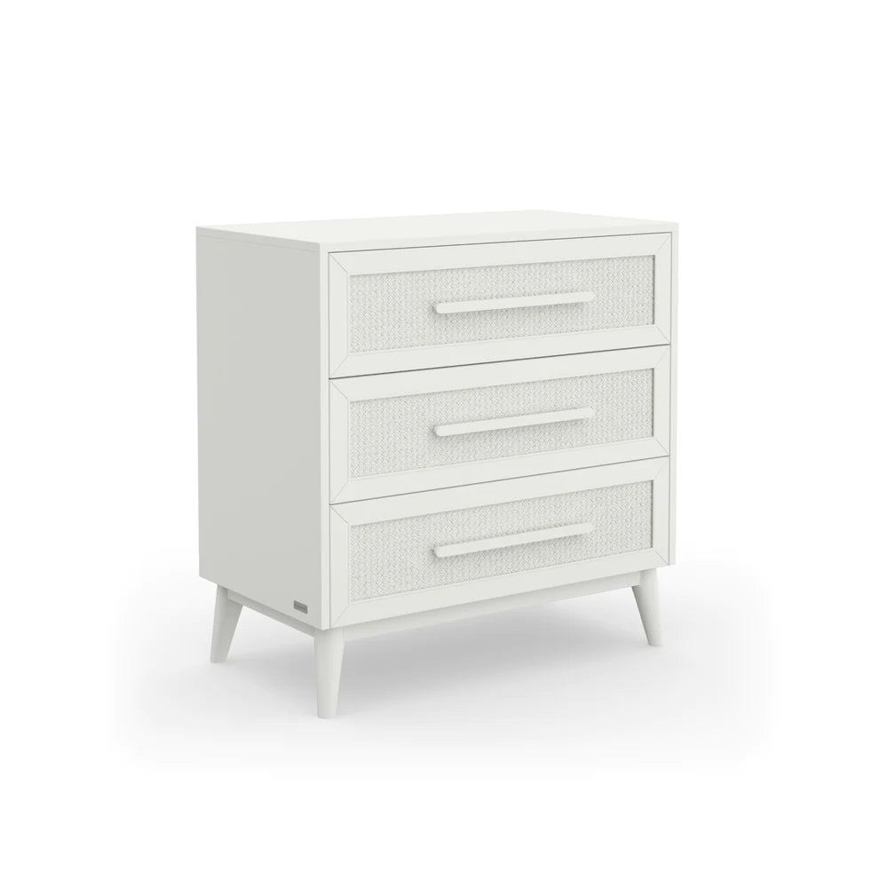 Babyrest Kaya Chest 3 Drawer - White