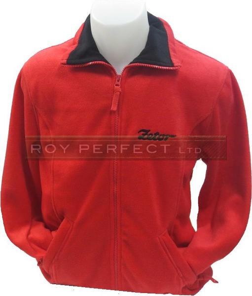 Zetor Tractor Red Fleece Jacket Coat - Roy Perfect LTD