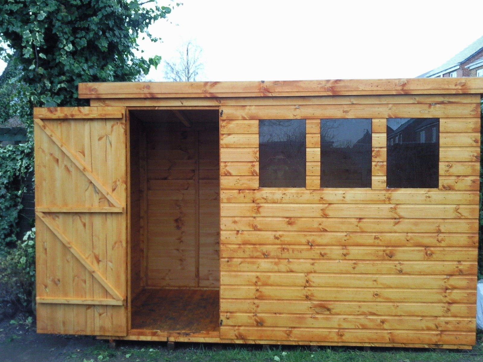 10x8 pent shed – a t sheds and fencing