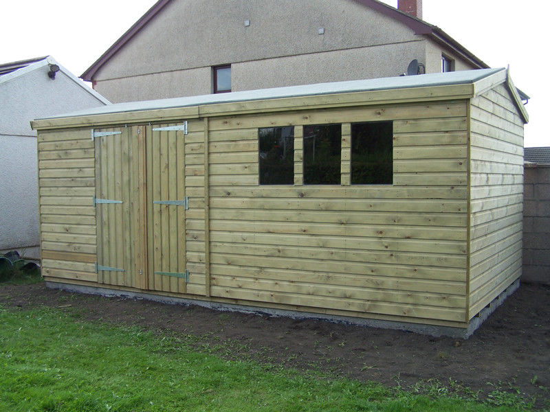 20x10 Tanalised Apex Shed – A T Sheds and Fencing