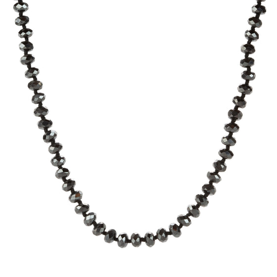Hematite Beaded Necklace