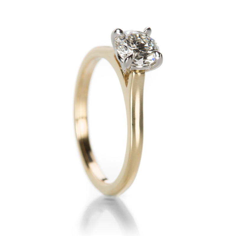 Edward Burrowes Platinum and 18k Yellow Gold Engagement Ring | Quadrum ...