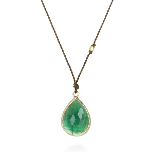 Margaret Solow Teardrop Emerald Necklace | Quadrum Gallery