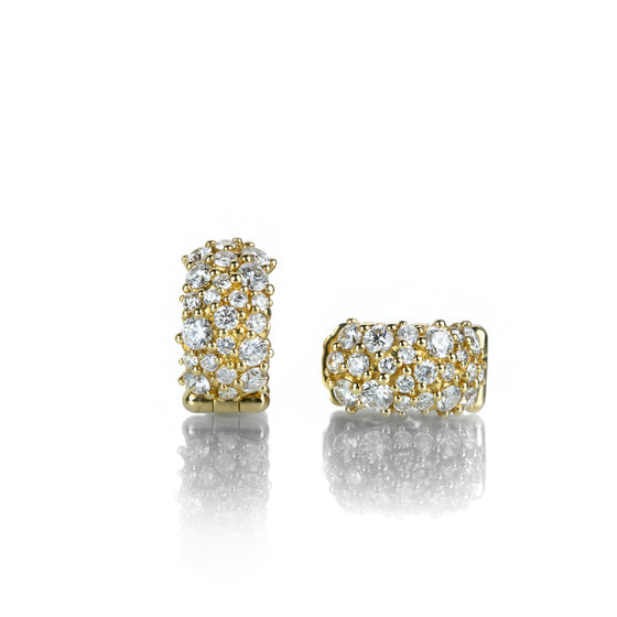 Golden Sequence Drop Earrings by Paul Morelli