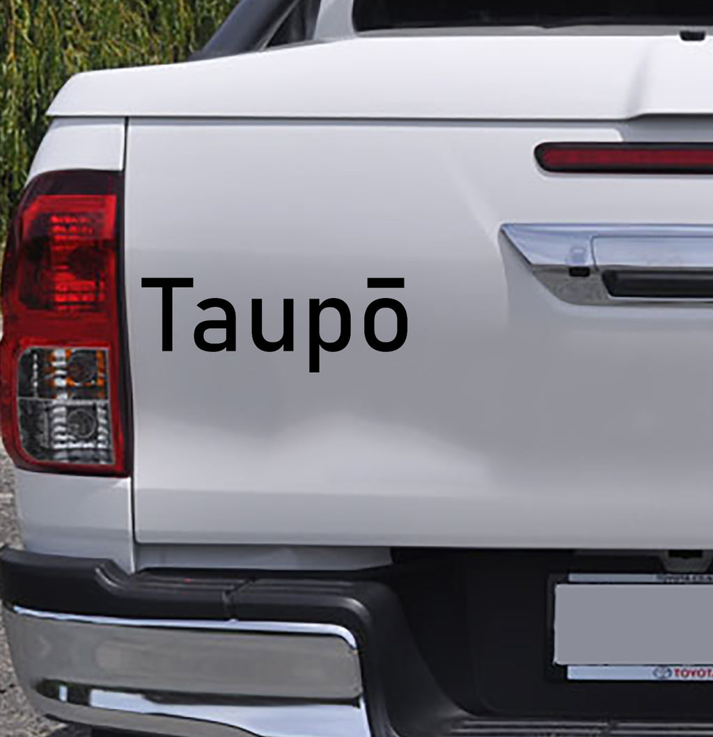 Taupo Name New Zealand Vinyl Decal Sticker