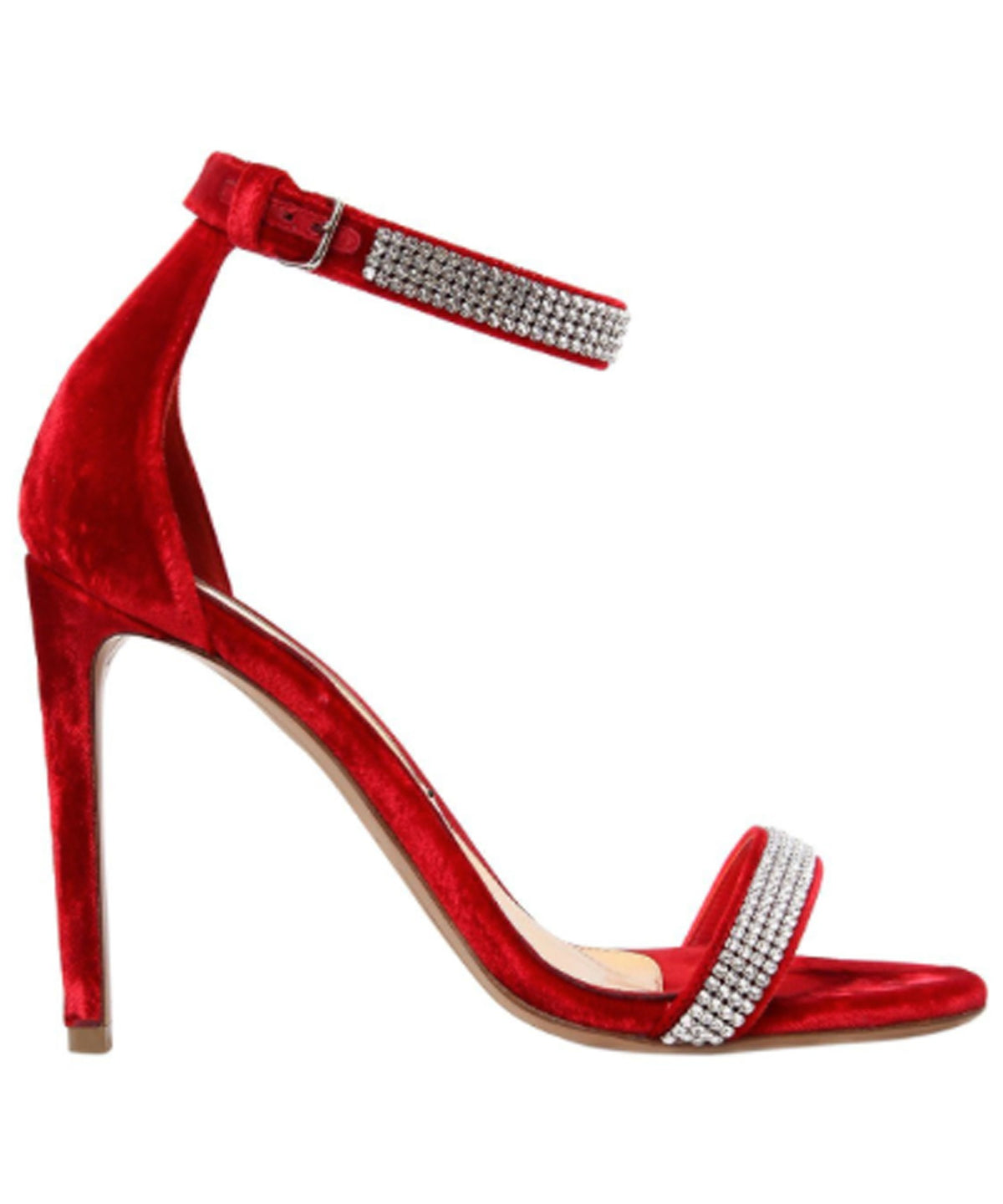 sandal heels red