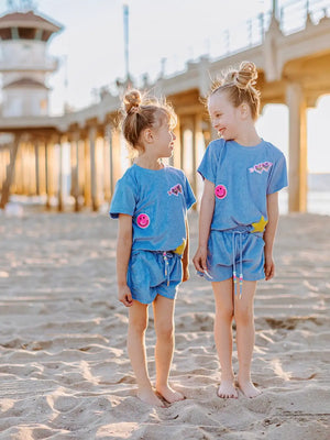 Girls Terry Cloth Beach Set - Wren + Willow