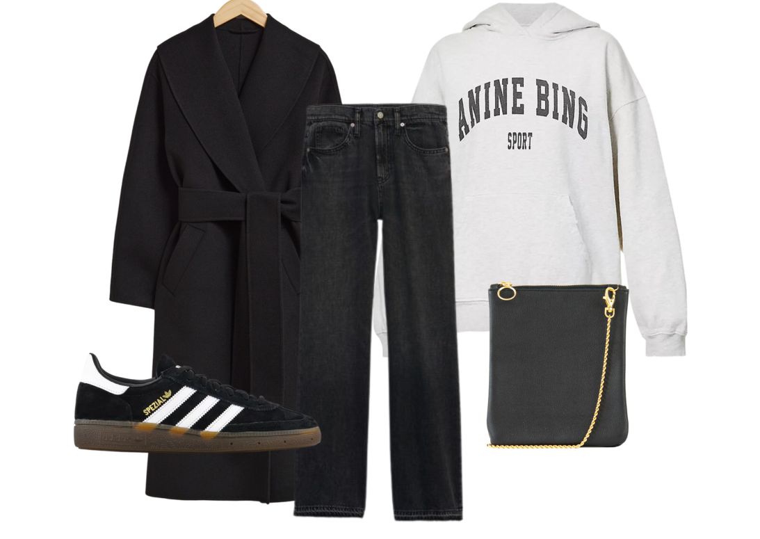 bonfire night outfit idea with dida ritchie india clutch bad in black leather