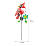 Load image into Gallery viewer, Peacock Solar Light with Rain Gauge
