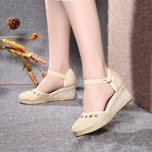 ladies casual wedge shoes
