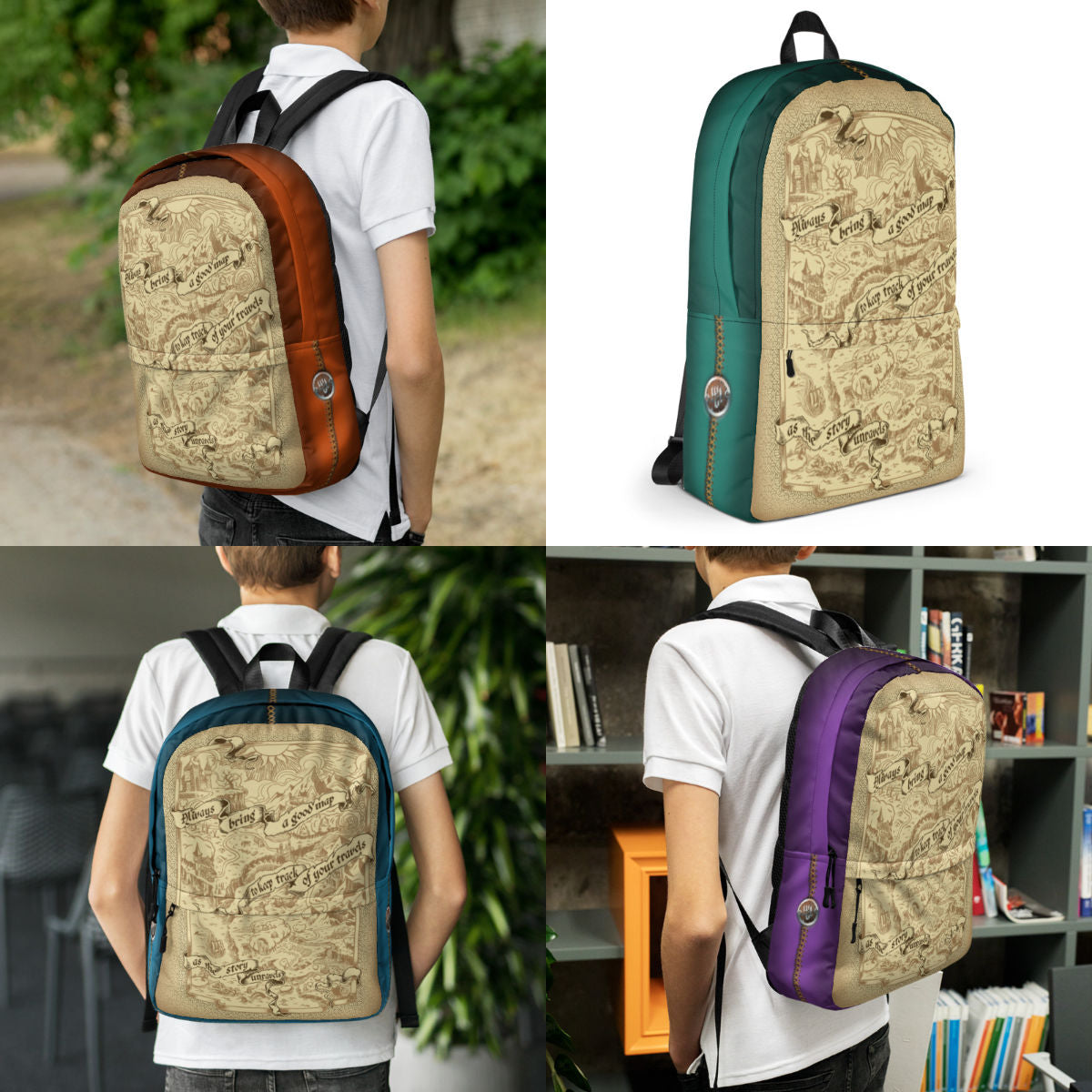 Adventure Map Backpack