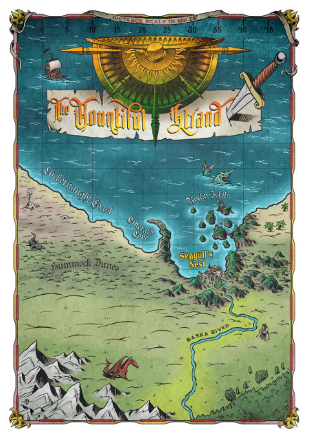 Bountiful Strand Map