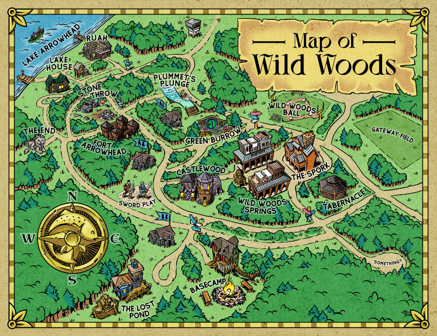 Map of Wild Woods