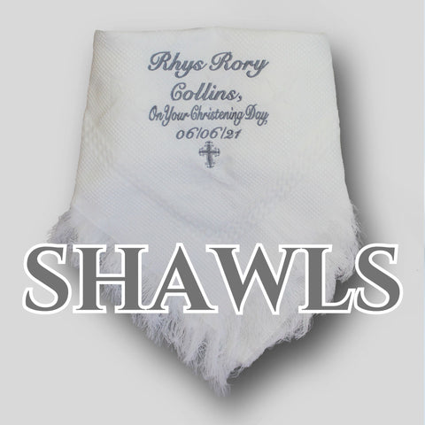 christening shawls