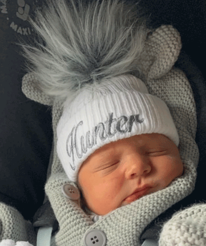 baby in warm hat