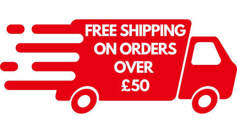 Free Shipping to the UK on orders over £50