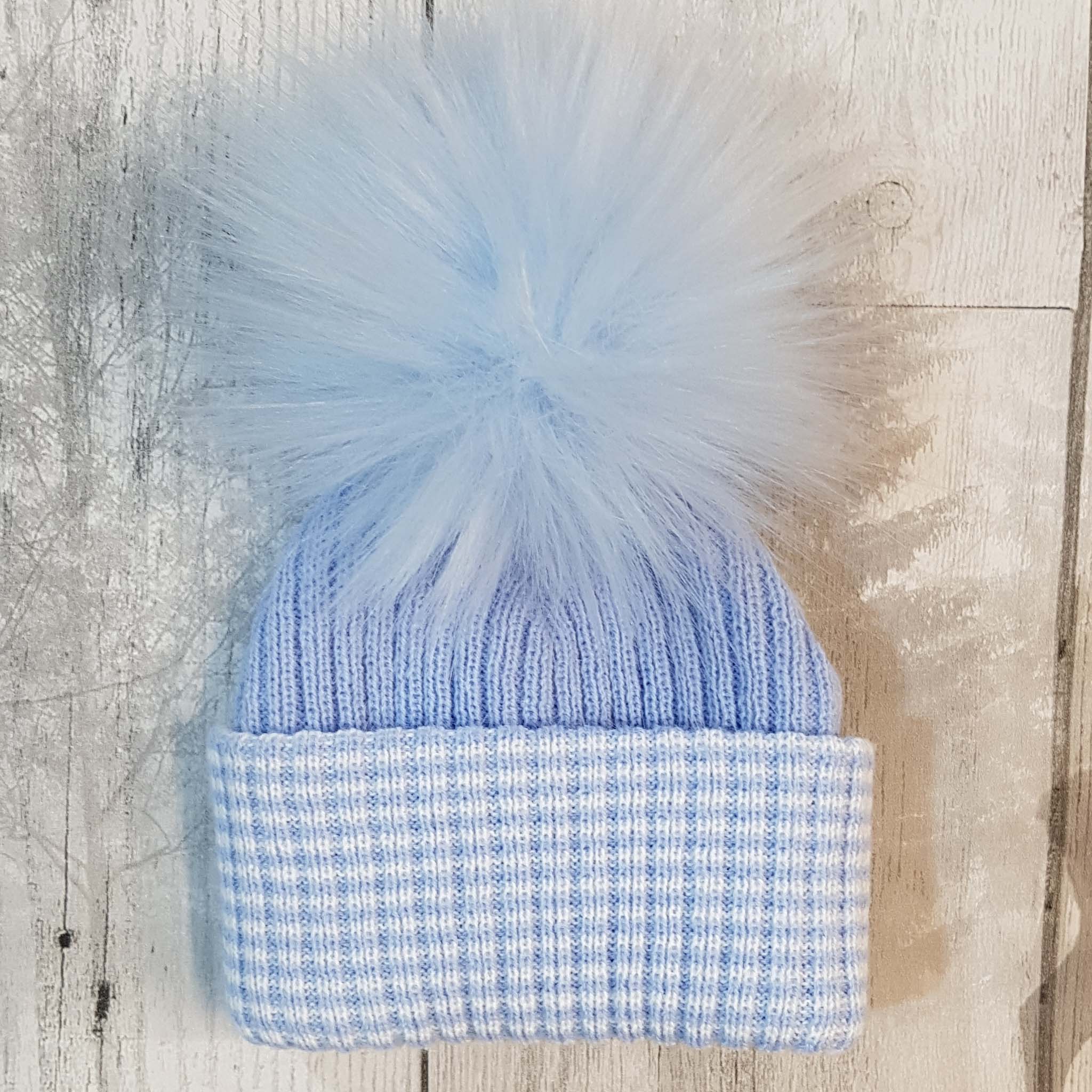 blue newborn hat