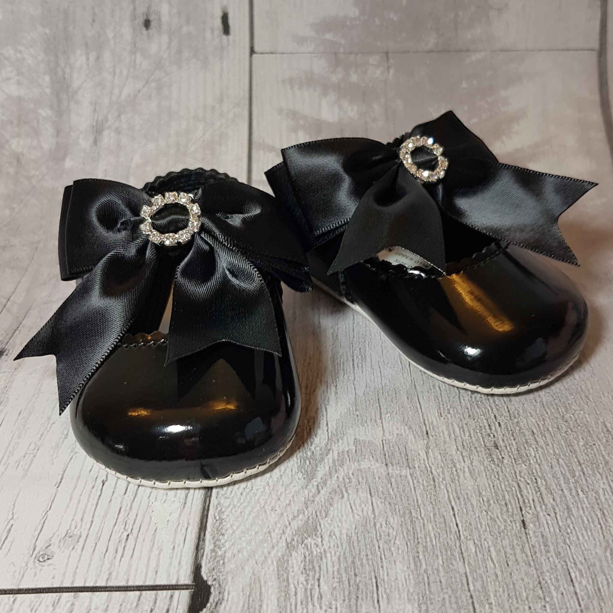 black pram shoes